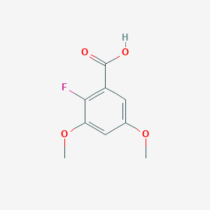 Chemical structure of 2-Fluoro-3,5-dimethoxybenzoic acid