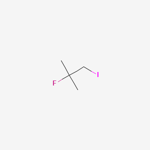 Chemical structure of 2-Fluoro-1-iodo-2-methylpropane
