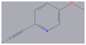 Chemical structure of 2-Ethynyl-5-methoxypyridine