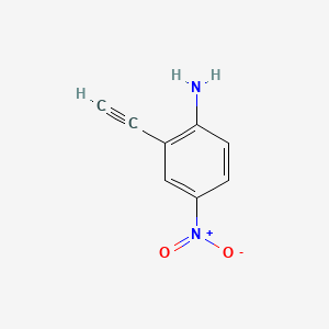 Chemical structure of 2-Ethynyl-4-nitroaniline