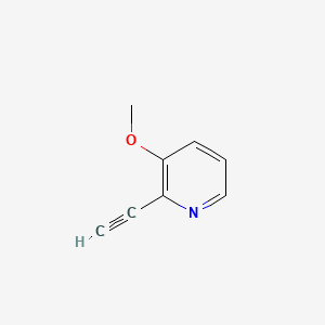 Chemical structure of 2-Ethynyl-3-methoxypyridine