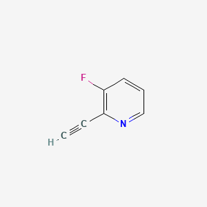 Chemical structure of 2-Ethynyl-3-fluoropyridine