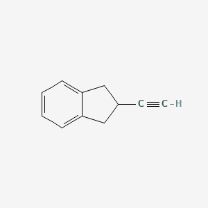 Chemical structure of 2-Ethynyl-2,3-dihydro-1H-indene