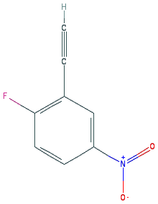 Chemical structure of 2-Ethynyl-1-fluoro-4-nitrobenzene