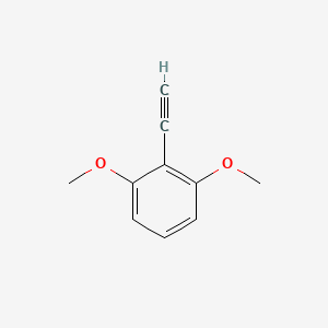 Chemical structure of 2-Ethynyl-1,3-dimethoxybenzene