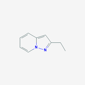 Chemical structure of 2-Ethylpyrazolo[1,5-a]pyridine