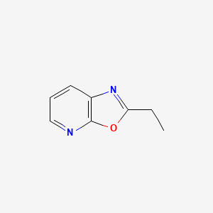 Chemical structure of 2-Ethyloxazolo[5,4-b]pyridine