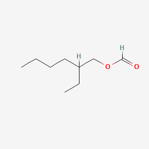 Chemical structure of 2-ethylhexyl formate