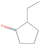 Chemical structure of 2-Ethylcyclopentanone
