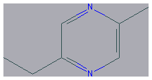 Chemical structure of 2-Ethyl-5-methylpyrazine