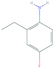 Chemical structure of 2-Ethyl-4-fluoroaniline