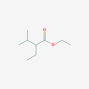 Chemical structure of Ethyl 2-ethyl-3-methylbutanoate