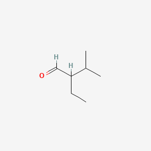 Chemical structure of 2-Ethyl-3-methylbutanal
