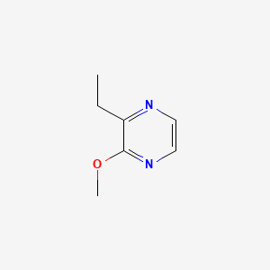 Chemical structure of 2-Ethyl-3-methoxypyrazine