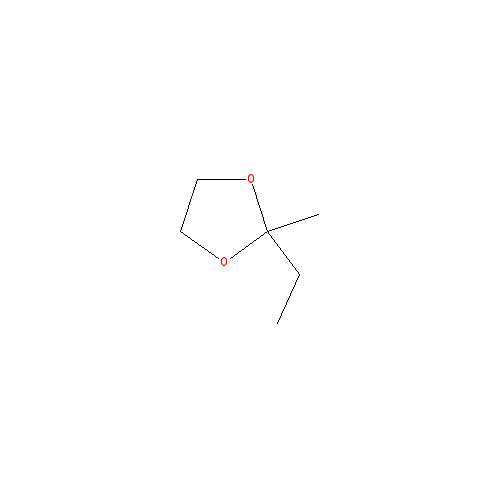 Chemical structure of 2-Ethyl-2-methyl-1,3-dioxolane