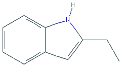 Chemical structure of 2-Ethyl-1H-indole
