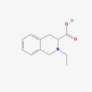 Chemical structure of 2-Ethyl-1,2,3,4-tetrahydroisoquinoline-3-carboxylic acid