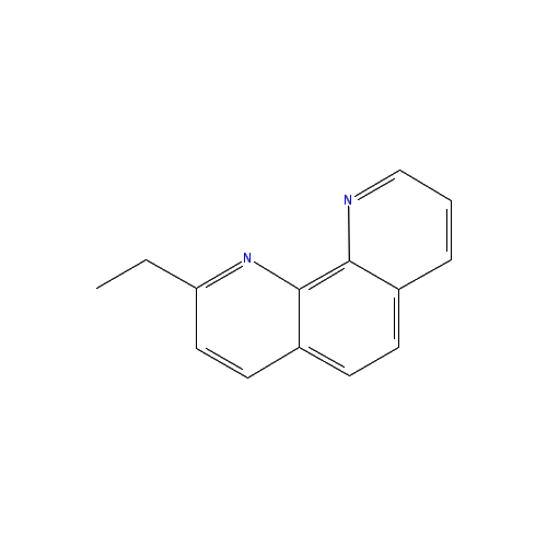 Chemical structure of 2-ethyl-1,10-phenanthroline