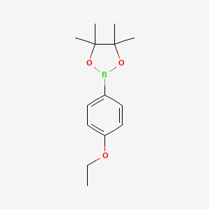 Chemical structure of 2-Ethoxy-pyrimidine-5-boronic acid pinacol ester