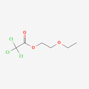 Chemical structure of 2-Ethoxyethyl Trichloroacetate