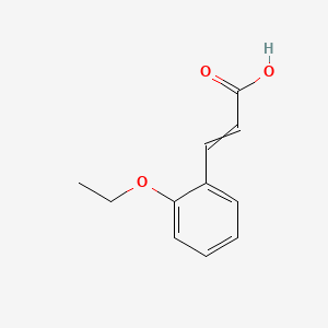 Chemical structure of 2-Ethoxycinnamic acid