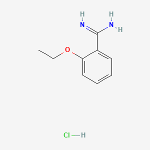 Chemical structure of 2-Ethoxybenzamidine Hydrochloride
