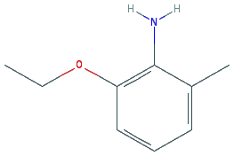 Chemical structure of 2-Ethoxy-6-methylaniline