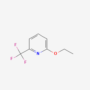 Chemical structure of 2-Ethoxy-6-(trifluoromethyl)pyridine