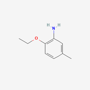 Chemical structure of 2-Ethoxy-5-methylaniline