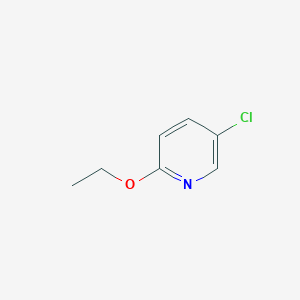 Chemical structure of 2-ethoxy-5-chloropyridine