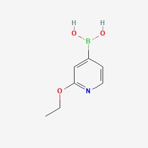 Chemical structure of 2-Ethoxypyridine-4-boronic acid