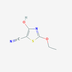Chemical structure of 2-Ethoxy-4-hydroxythiazole-5-carbonitrile