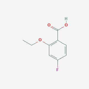 Chemical structure of 2-Ethoxy-4-fluorobenzoic acid