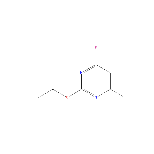 Chemical structure of 2-Ethoxy-4,6-difluoropyrimidine