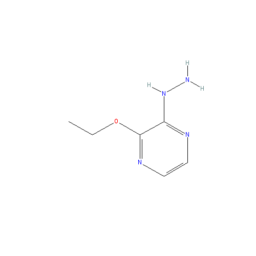Chemical structure of 2-Ethoxy-3-hydrazinylpyrazine