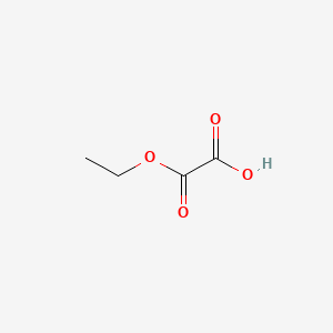 Chemical structure of Monoethyl oxalate