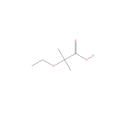 Chemical structure of 2-Ethoxy-2-methylpropionic Acid
