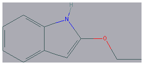 Chemical structure of 2-Ethoxy-1H-indole