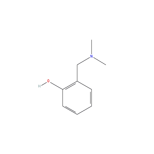 Chemical structure of 2-Dimethylaminomethylphenol
