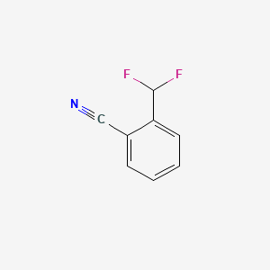Chemical structure of 2-Difluoromethylbenzonitrile