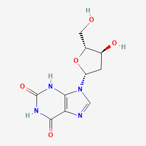 Chemical structure of 2'-Deoxyxanthosine