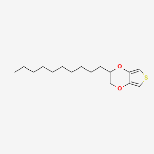 Chemical structure of 2-Decyl-2,3-dihydrothieno[3,4-b][1,4]dioxine