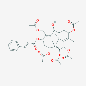 Chemical structure of 2-Deacetyltaxuspine X