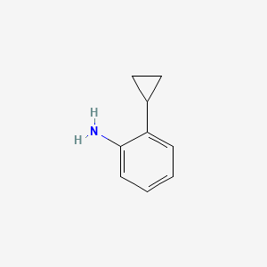 Chemical structure of 2-cyclopropylaniline