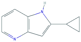 Chemical structure of 2-Cyclopropyl-1H-pyrrolo[2,3-b]pyridine