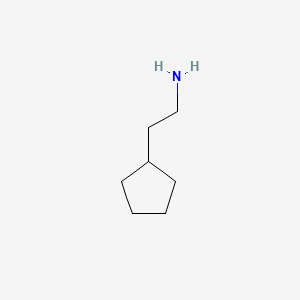 Chemical structure of 2-Cyclopentylethylamine