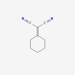 Chemical structure of 2-Cyclohexylidenemalononitrile