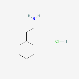 Chemical structure of 2-Cyclohexylethylamine Hydrochloride