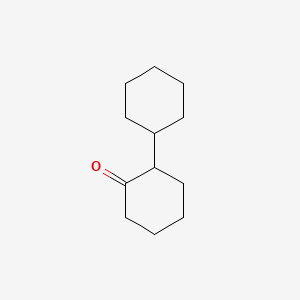 Chemical structure of 2-Cyclohexylcyclohexanone