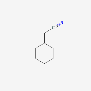 Chemical structure of 2-Cyclohexylacetonitrile